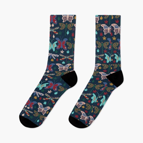 Item preview, Pretty butterflies and dragonflies pattern designed and sold by Awesome 4 all.