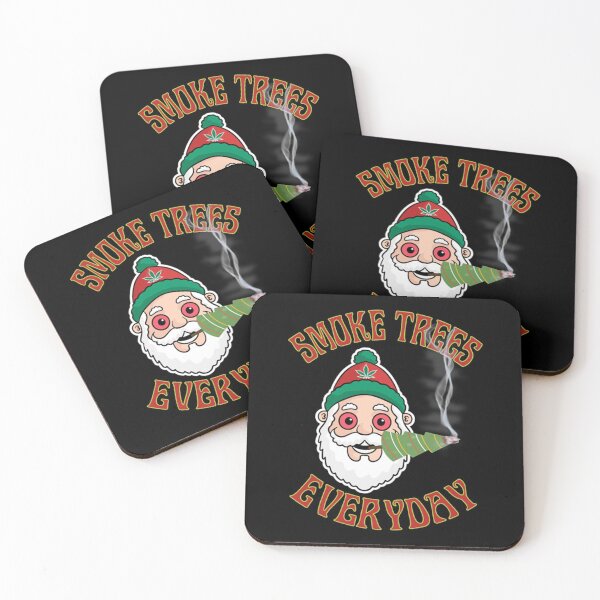 Item preview, Funny Christmas Marijuana Smoke Trees Everyday designed and sold by Nikkidesaeger.