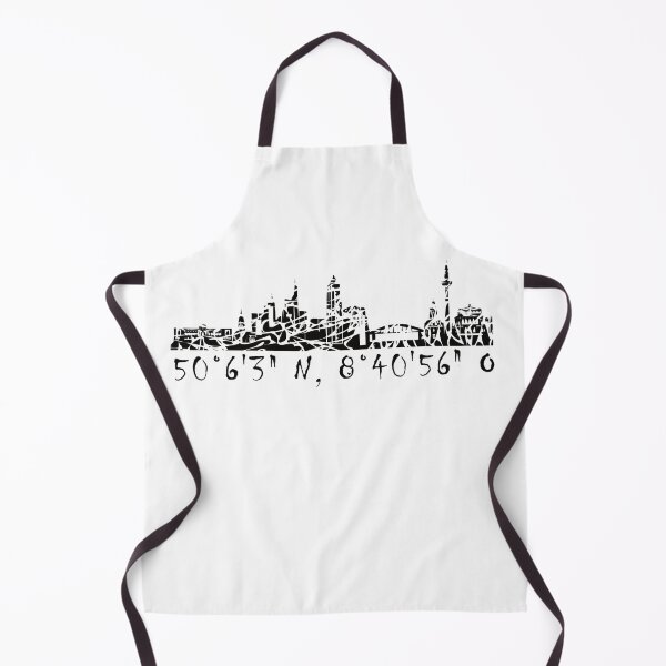 Item preview, Skyline Frankfurt with coordinates of the viewpoint designed and sold by Kalli-design.