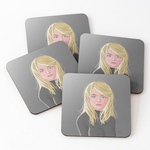 Item preview, Portrait of a blond woman designed and sold by rikabd.