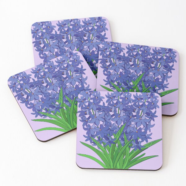 Item preview, purple hyacinth flowers sticker  designed and sold by GulQari.