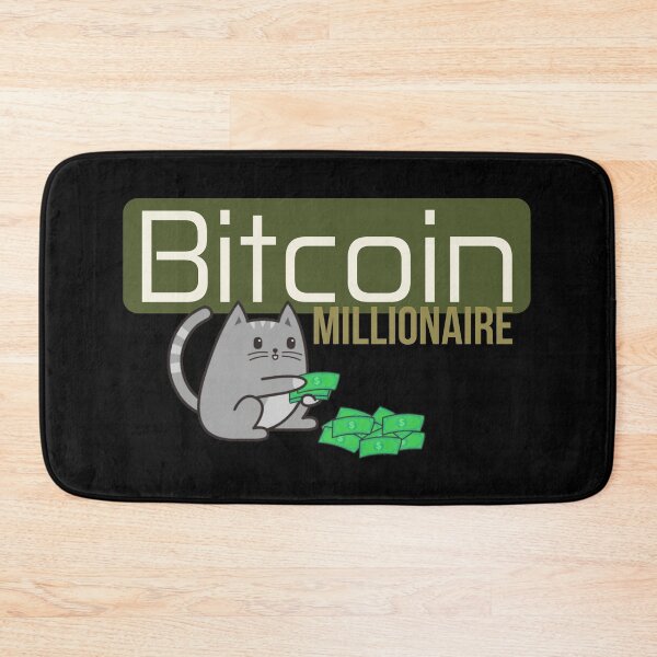 Item preview, Bitcoin Millionaire - Cat counting money designed and sold by arendbotha.