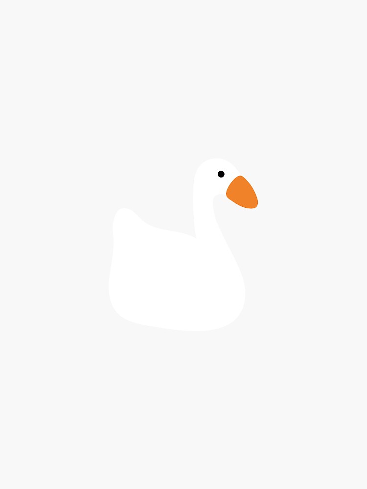 "Untitled Goose Game " Sticker for Sale by NatashaJames Redbubble