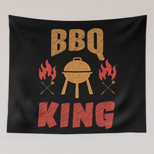 Item preview, BBQ KING design / funny grilling lover / Grill Master BBQ Grilling / barbecue  designed and sold by anodyle.