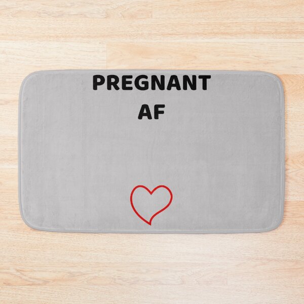 Item preview, Pregnant AF Funny Pregnancy Announcement Expecting Mom designed and sold by Mommaspouch.