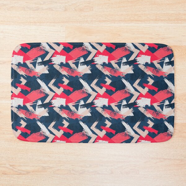 Item preview, Paintbrush abstract pattern designed and sold by tridentfoundry.
