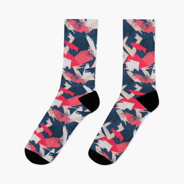 Item preview, Paintbrush abstract pattern designed and sold by tridentfoundry.