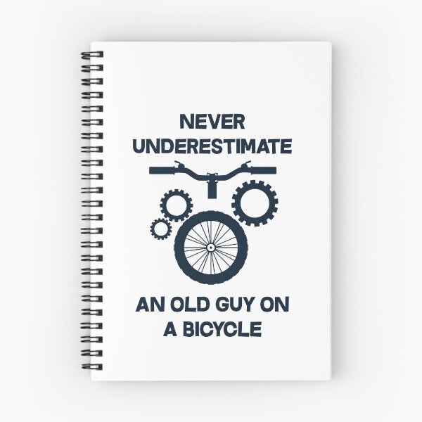 Item preview, Never Underestimate An Old Guy On A Bicycle designed and sold by dacdibac.