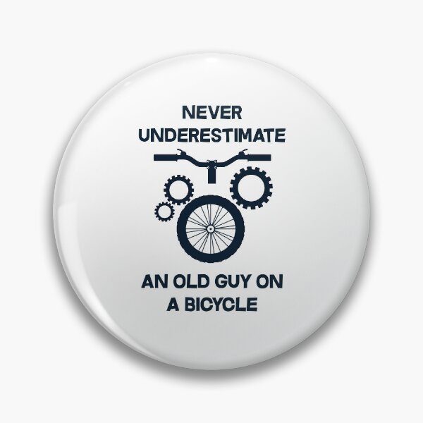 Item preview, Never Underestimate An Old Guy On A Bicycle designed and sold by dacdibac.