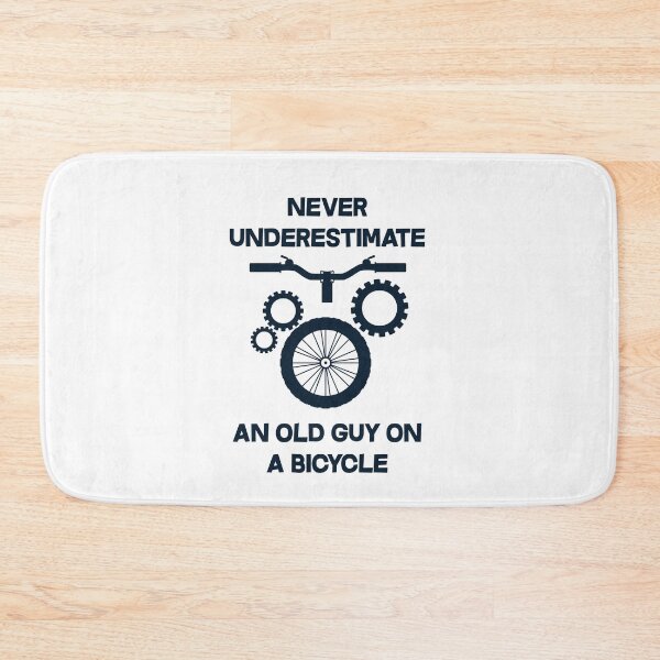 Item preview, Never Underestimate An Old Guy On A Bicycle designed and sold by dacdibac.