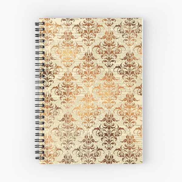Item preview, Damask and vintage newspaper pattern ephemera designed and sold by AnnieHochmann.