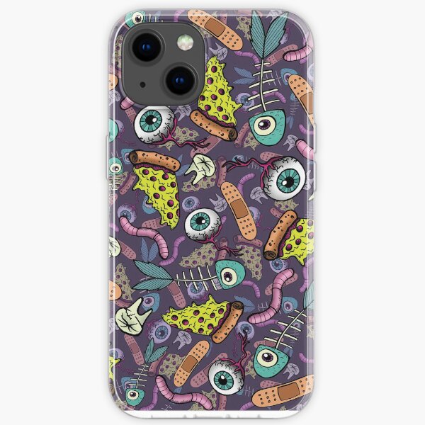 Weird Objects and Pizza iPhone Soft Case