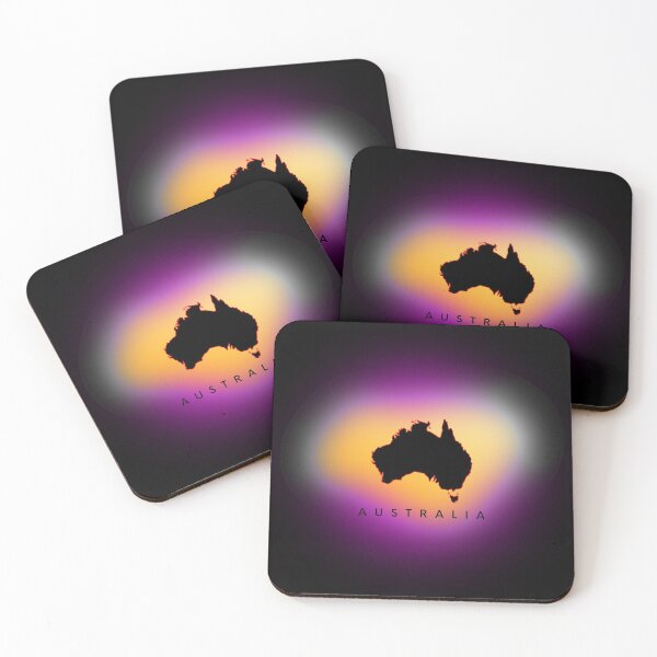 Item preview, Australia Map In Hypercolour designed and sold by kongju.