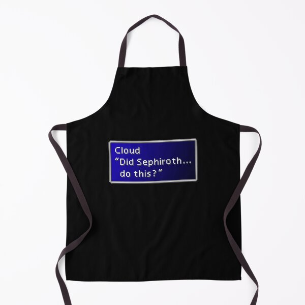 Item preview, Did Sephiroth Do This - Cloud Strife Dialogue Box designed and sold by MogsterMemes.