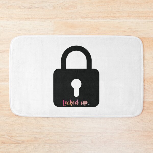 Item preview, Locked Up Design Lock Tee Skirt Sticker Lovely Modern Collection designed and sold by SupernovaDSGN.