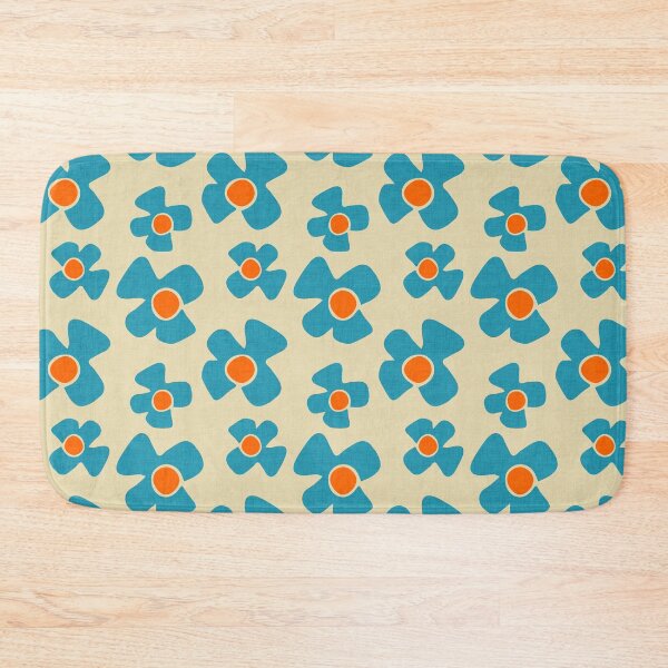 Item preview, New Flower Daisy Beige Blue designed and sold by susycosta.