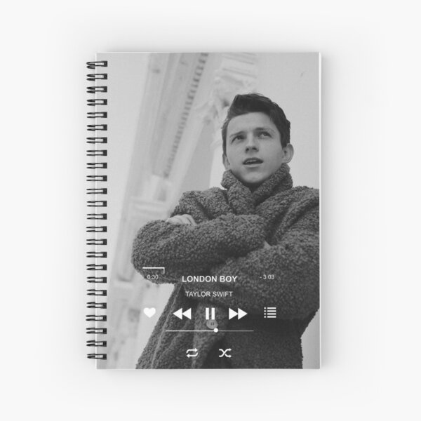 Tom Holland Spiral Notebook For Sale By Irem Aydin Redbubble 