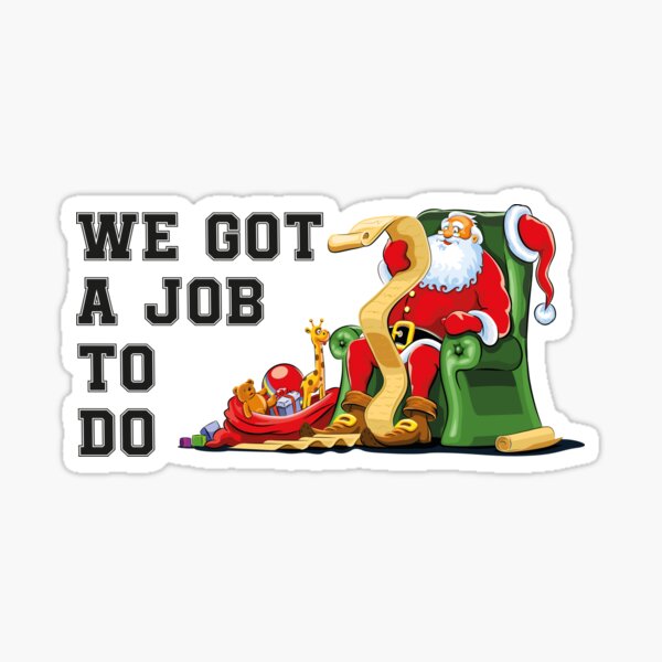 Santa Clause Surprises Sticker