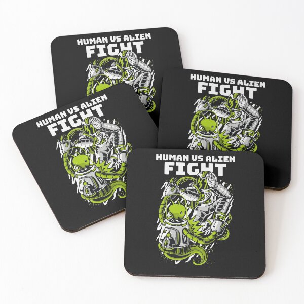 Item preview, Human VS Alien Fight designed and sold by Dewirumbaina.