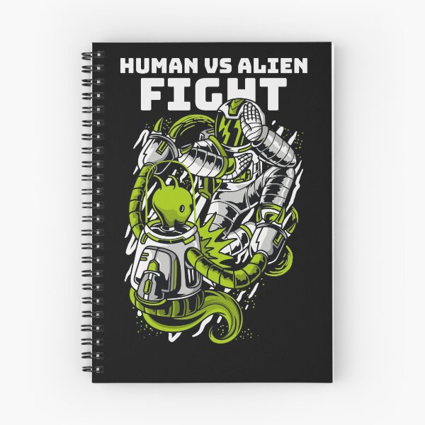 Item preview, Human VS Alien Fight designed and sold by Dewirumbaina.