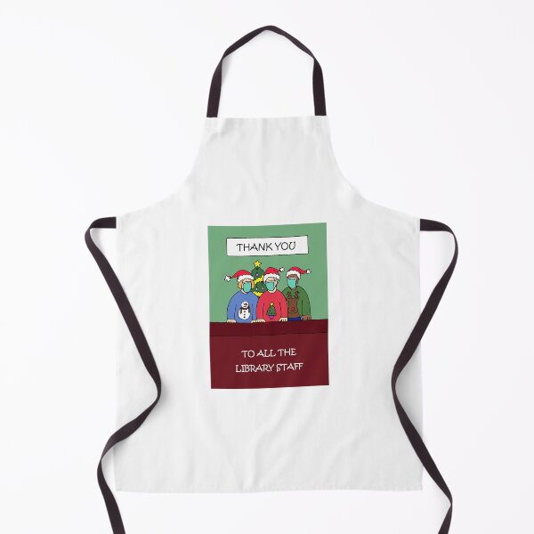 Item preview, Covid 19 Thank You to Library Staff Cartoon Group designed and sold by KateTaylor.