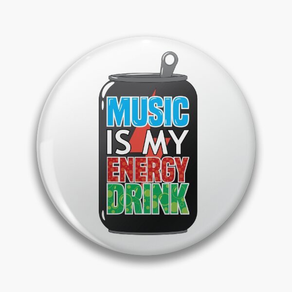 Item preview, "Music Is My Energy Drink" Can designed and sold by Styler Design.