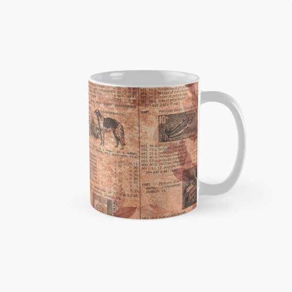 Item preview, Red flower petals over newspaper ephemera design designed and sold by AnnieHochmann.
