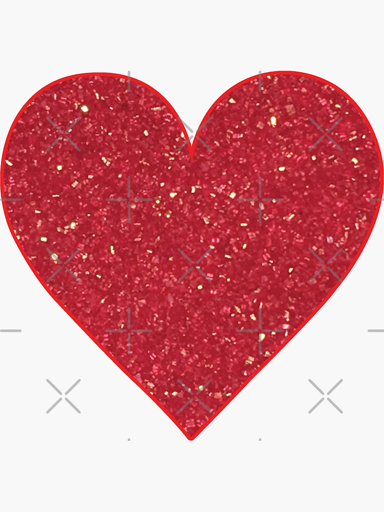 Sparkling Red Star Sticker for Sale by BelindaFuller