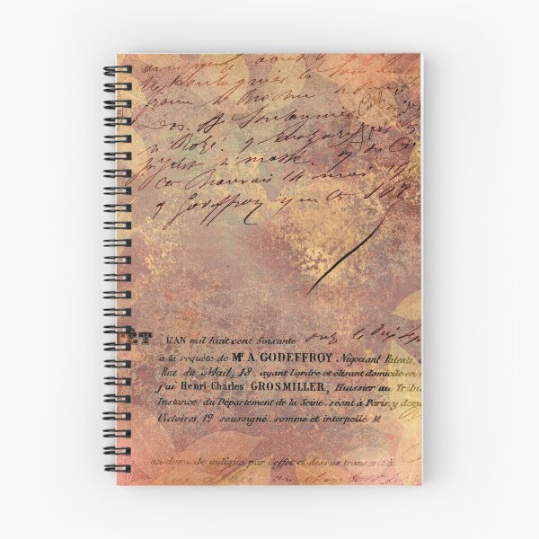 Item preview, Leaves around black handwriting letter ephemera design designed and sold by AnnieHochmann.