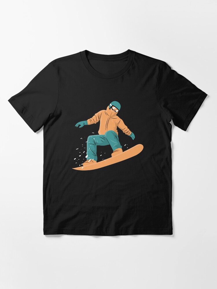 Alternate view of Snowboard send it snowboarding Essential T-Shirt