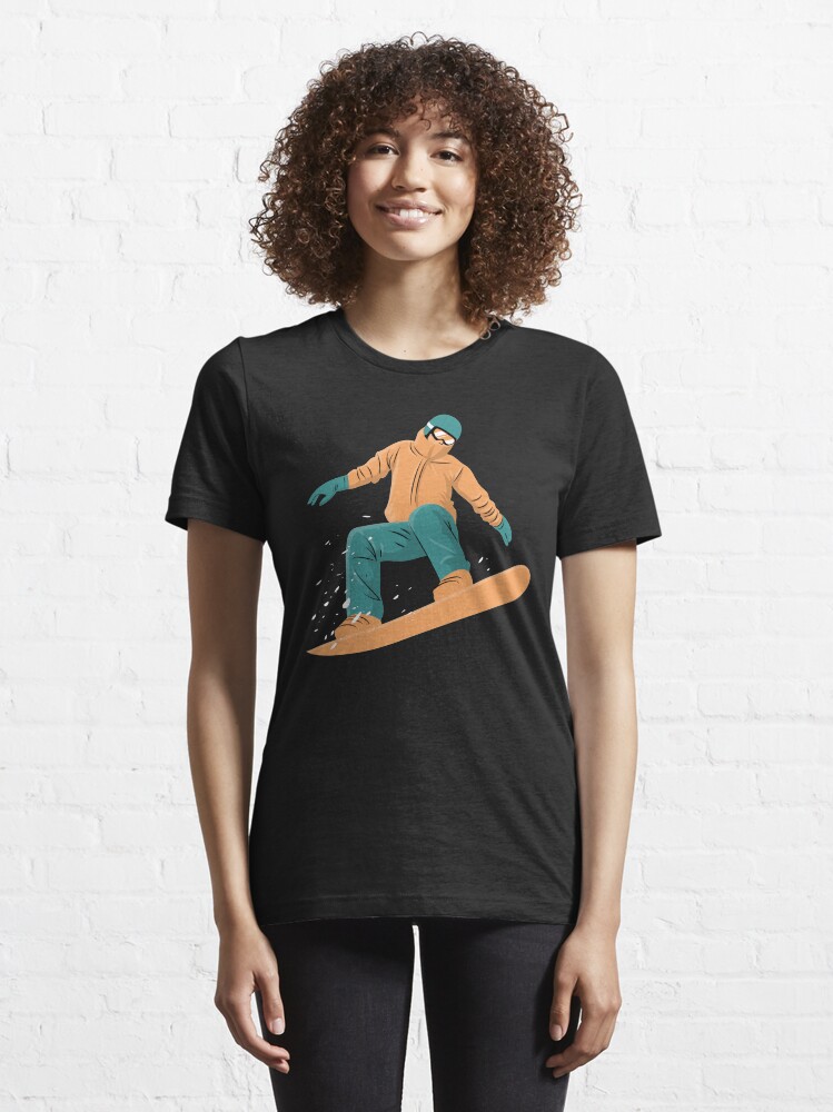Alternate view of Snowboard send it snowboarding Essential T-Shirt