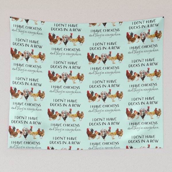 Item preview, I don't have ducks in a row/chickens  designed and sold by BmcDulin.