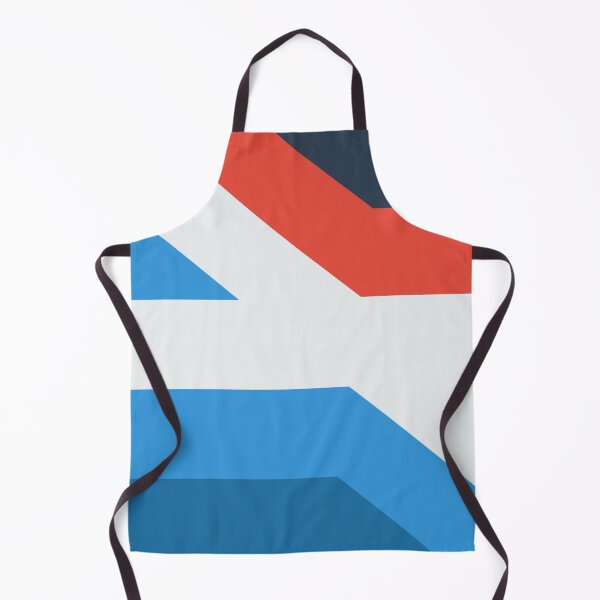 Item preview, Abstract red blue white stripes designed and sold by Thecolorschemer.