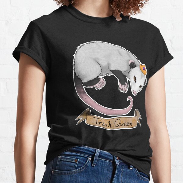 Trash Queen Opossum Possum Classic T-Shirt