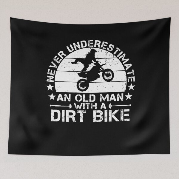Item preview, Never Underestimate An Old Man With A Dirt Bike Motocross designed and sold by issambak.