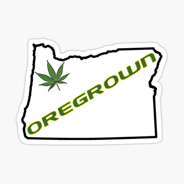 Lot on sale of 50 plus Oregon Cannabis Stickers