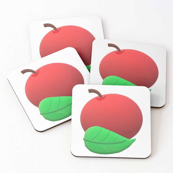Item preview, red apple leaf designed and sold by miaterinka.