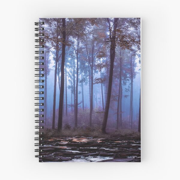 Item preview, Magic forest and lake landscape designed and sold by Starscoldnight.