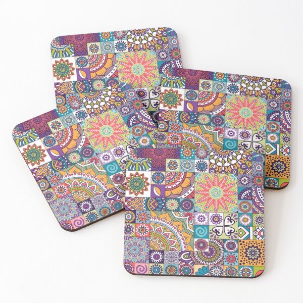Item preview, ethnic  pettern Tiles designed and sold by Ladyvml.