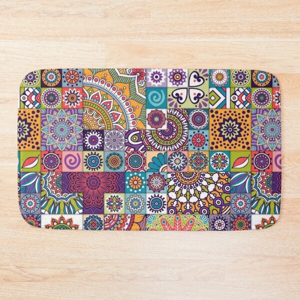 Item preview, ethnic  pettern Tiles designed and sold by Ladyvml.