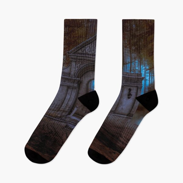 Item preview, Gothic building in a dark forest designed and sold by Starscoldnight.