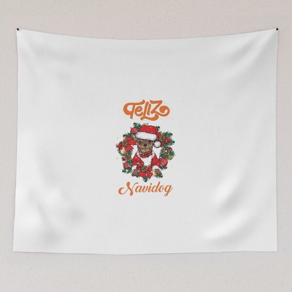 Item preview, Feliz Navidog puppy designed and sold by GoldenDov.