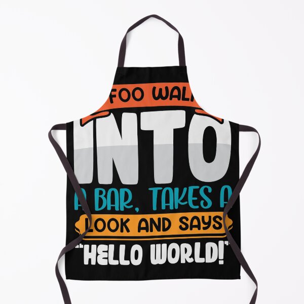 Item preview, A Foo Walks into a Bar Hello World designed and sold by Grinover.