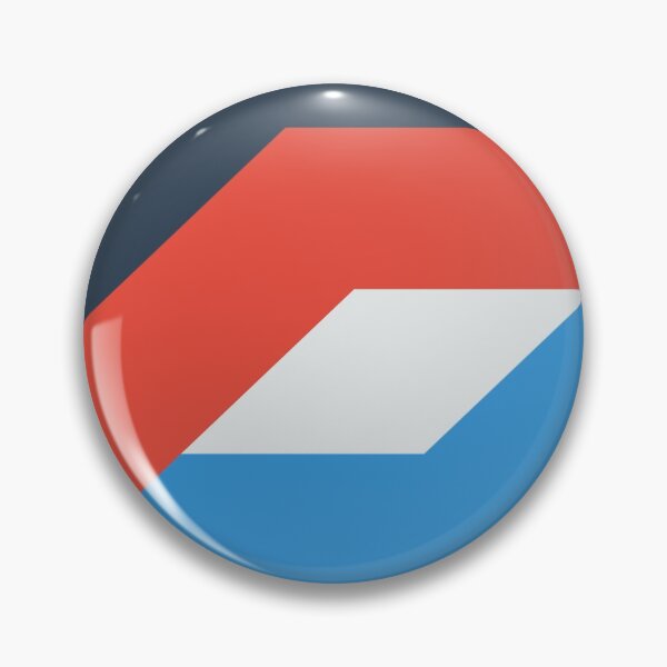 Item preview, Abstract red blue white shape geometrical glitch  pattern designed and sold by Thecolorschemer.