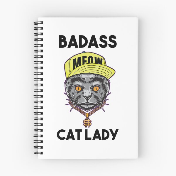 Item preview, Funny Gift For Cat Lovers Badass Cat Lady designed and sold by Suhy.