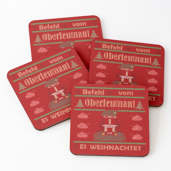 Item preview, Ugly christmas sweater- first lieutenant- ranks Bundeswehr- It Christmas designed and sold by DreiAlpha.