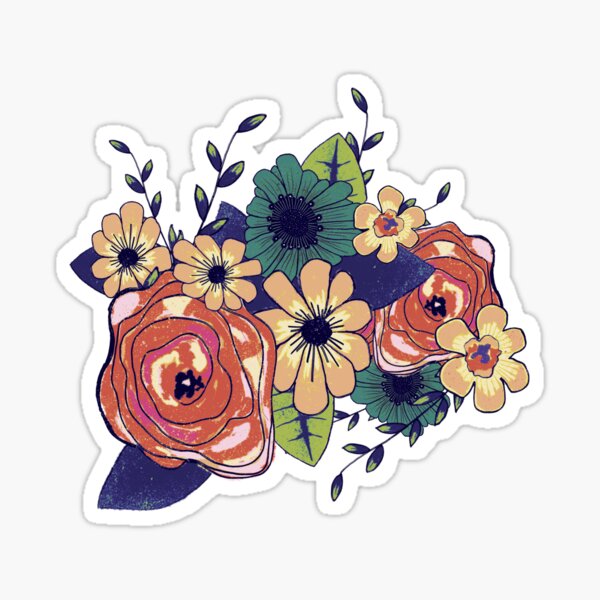 Floral Bouquet Sticker