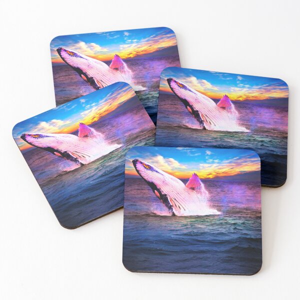 Item preview, Giant Humpback Whale Breaching Near Puerto Lopez designed and sold by alabca.