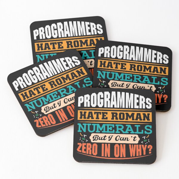Item preview, Programmers hate roman numerals but i cant zero designed and sold by Grinover.