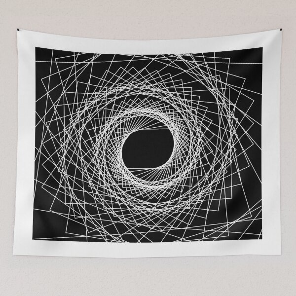 Item preview, Abstract geometric pattern - black and white. designed and sold by K.S ART.